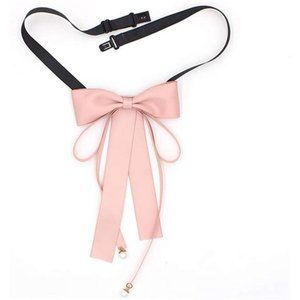 ELEGANT Bow Tie for Women Girls Pink
